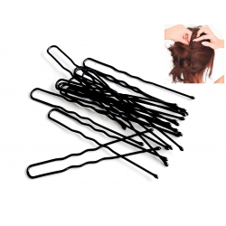 Vlásenka základní pro fixaci účesu střední černá BV269