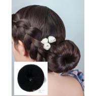 Hair Donut - vycpávka do drdolu černá velká BD002b