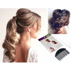 Hřebínek pro zvětšení objemu vlasů černý BD015