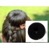 Hair Donut - vycpávka do drdolu černá střední  BD002