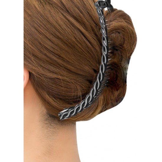 Banánek do vlasů Britany dlouhý hnědý BB26A Banánek do vlasů Britany dlouhý hnědý BB26A