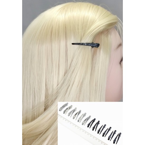 Spona betka do vlasů Black & white (sada 4ks) BT12b