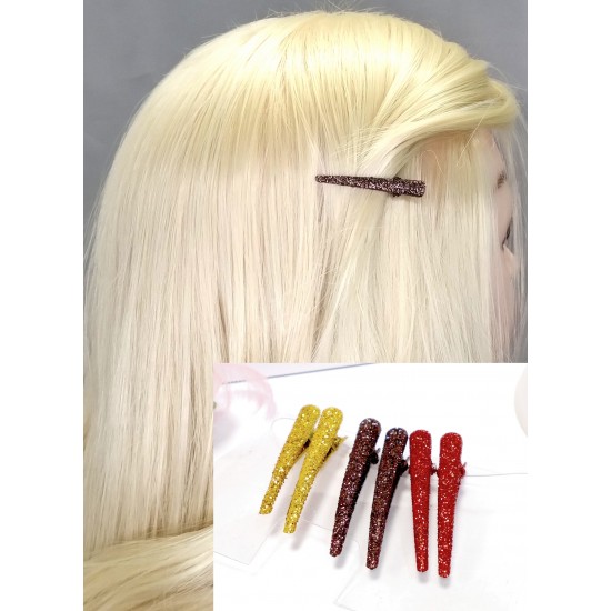 Spona betka do vlasů malá třpytivá (sada 2ks) B833