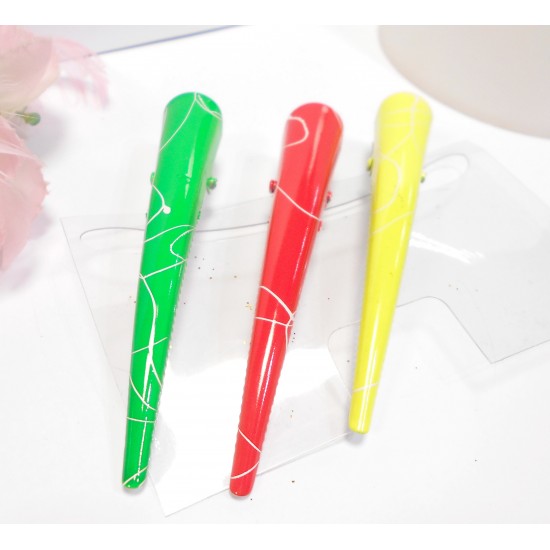 Spona betka do vlasů neon B843