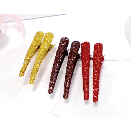 Spona betka do vlasů malá třpytivá (sada 2ks) B833