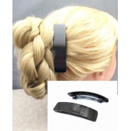 Francouzská spona do vlasů Anet šedá SF047A