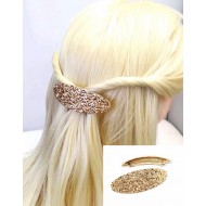 Francouzská oválná spona Erika zlatá SF057