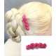 Francouzská spona do vlasů Rose tmavě růžová SF020B Francouzská spona do vlasů Rose tmavě růžová SF020B