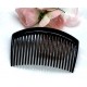 Hřebínek do vlasů delší černý BH35