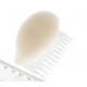 Hřebínek s houbičkou pro zvětšení objemu vlasů smetanový BD011