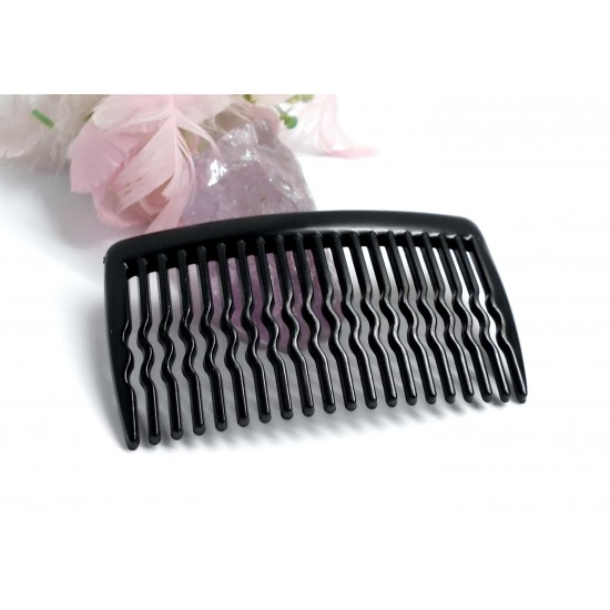 Hřebínek do vlasů černý malý BH10