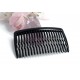 Hřebínek do vlasů černý malý BH10