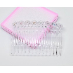 Hřebínek do vlasů Altea svatební s kytičkami BH19