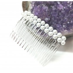 Hřebínek do vlasů Altea svatební s perličkami BH19a