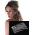 Hřebínek do vlasů delší transparentní BH8a