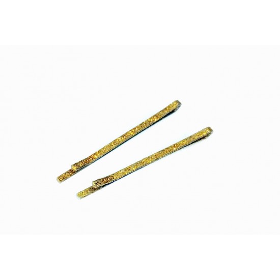 Sponka pinetka do vlasů zlatá třpytivá B474