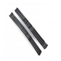 Sponky pinetky do vlasů černé dlouhé vlnka (6ks) PN001