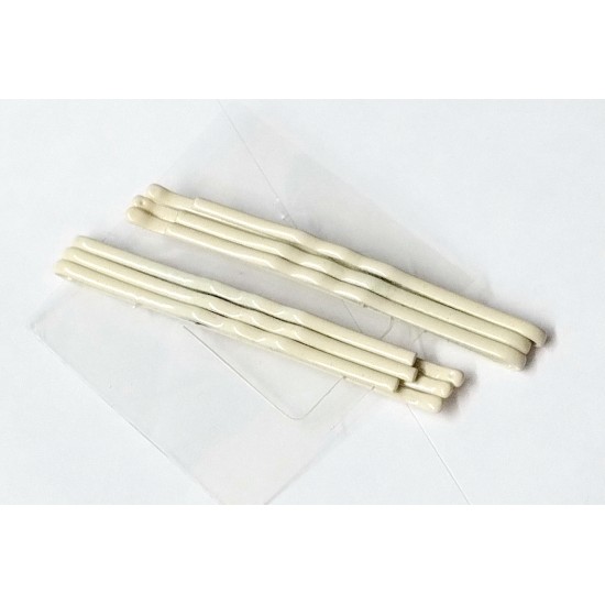 Sponky pinetky do vlasů malé smetanové (6 ks) Pn010B