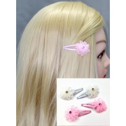 Dětské prolamovací sponky Kvítek (sada 2ks) PR017G