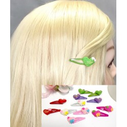 Dětské prolamovací sponky srdíčka (sada 2ks) PR026