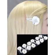 Prolamovací sponka Amálka bílé (sada 2ks) PR029