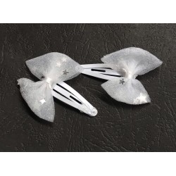 Prolamovací sponka Adélka s mašličkou (sada 2ks) PR035