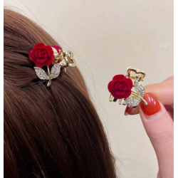 Skřipec do vlasů Rose zlatý SK39