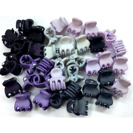 Malý skřipec do vlasů Elvíra měkčený sada (5ks) sk945c