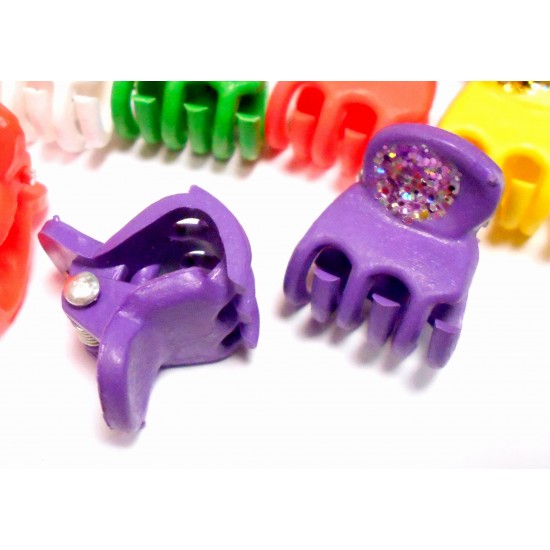 Skřipec do vlasů orchidej měkčený sada (3ks) sk945