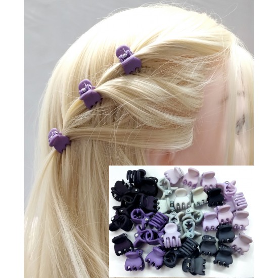 Malý skřipec do vlasů Elvíra měkčený sada (5ks) sk945c