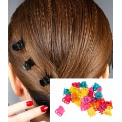 Skřipec do vlasů Orchidej měkčený sada(4ks) sk945h