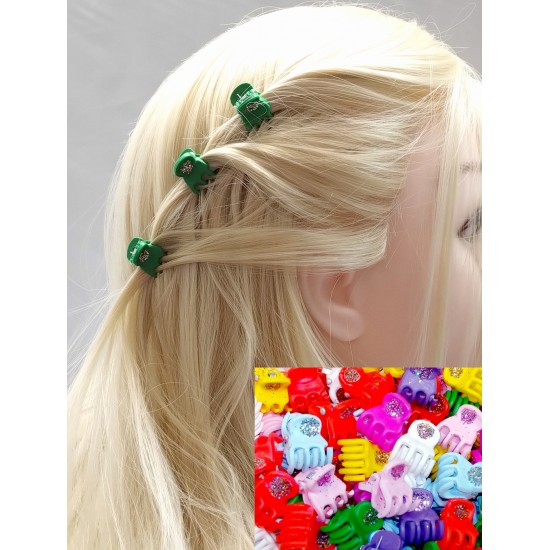 Skřipec do vlasů orchidej měkčený sada (3ks) sk945