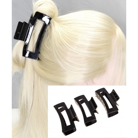 Skřipec do vlasů Arkádia černý velkoobjemový SK008C