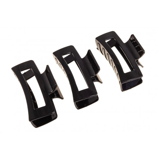 Skřipec do vlasů Arkádia černý velkoobjemový SK008C